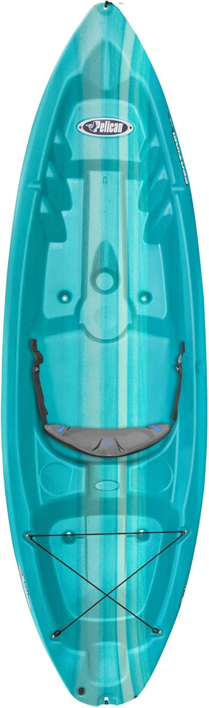 Pelican Sentinel 80X - Recreational Sit on top Kayak - Lightweight Patented Ram-X™ Material - Ergoform™ backrest - 8 ft